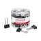 Universal Binder Clips with Storage Tub - Small, Black/Silver (40/Pack)